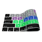 Защитный чехол для клавиатуры HRH Avid Pro, силиконовый чехол для Macbook Pro 13 дюймов, A1706, A1989, A2159, 15 дюймов, A1707, A, 90 с сенсорной панелью