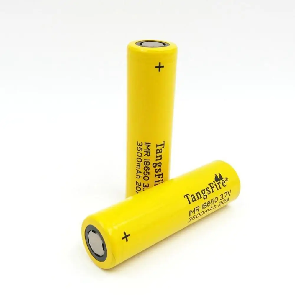 Tangsfire IMR 18650 батарея 3500mAh 3 7 V 20A высокий поток энергии перезаряжаемый