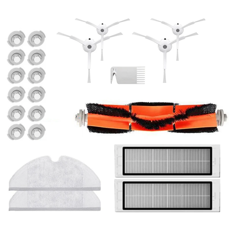 

for XIAOMI Vacuum Cleaner Parts Roborock S50 S51 S55 S5 S6 Side Brush HEPA Filter Main Brush Mop Cloth