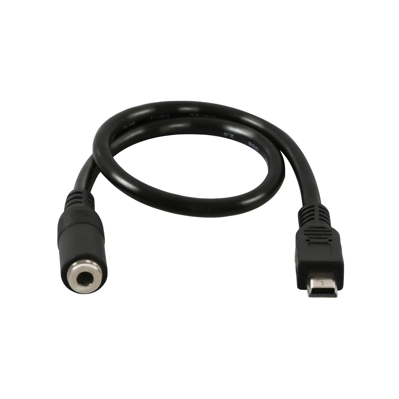 1x USB Mini 5 контактный штекер 3 мм со штекера на гнездо с разъемом подачи внешнего