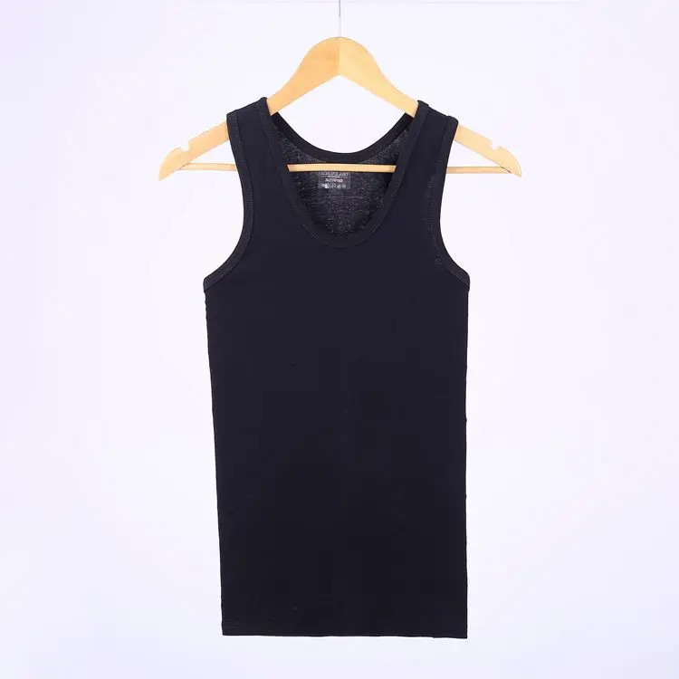 

Solid Color Vest Men'S Sleeveless Tight-Fitting Cotton Men's Stretch Summer Men'S Vest Casual Bottoming Undershirt Trend Sports