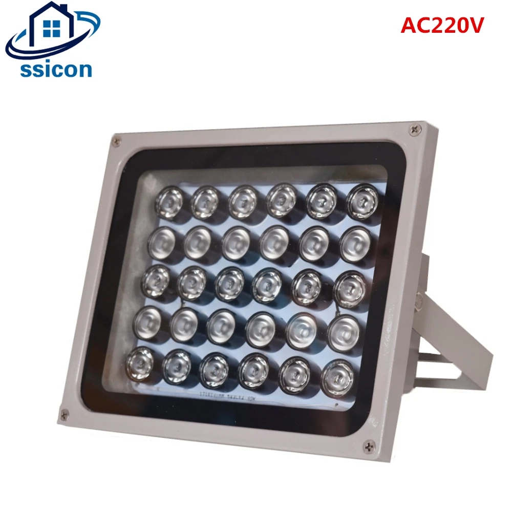 

Outdoor CCTV Infrared Lamp AC 220V 30pcs LEDS Array IR illuminator IP66 850nm Waterproof Night Vision CCTV Fill Light