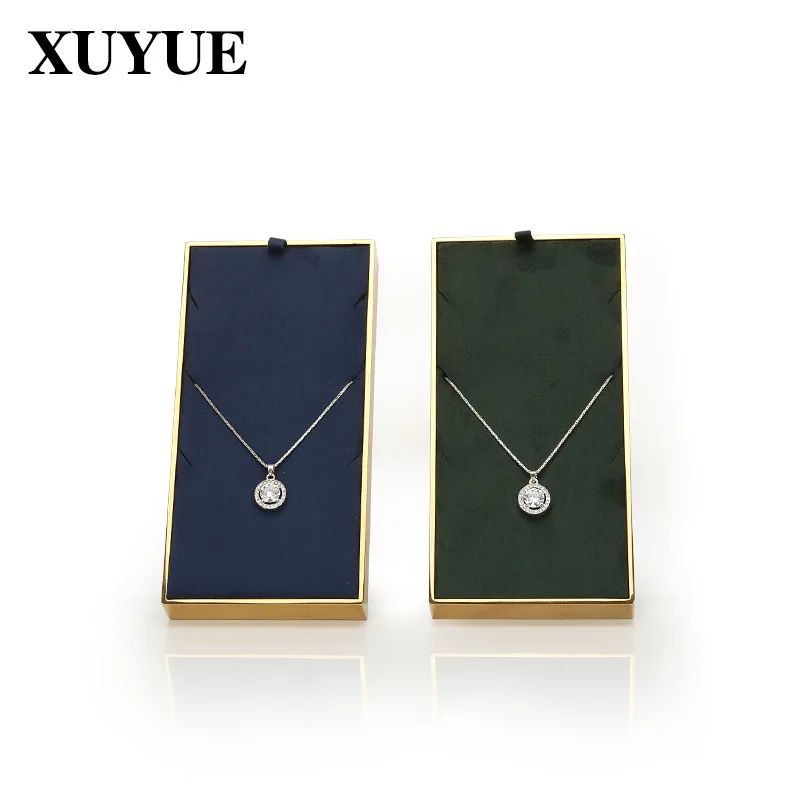 New Necklace Pendant Display Stand Manufacturer Metal Frame Jewelry Props Jewelry Display Plate Jewelry Storage Rack Spot