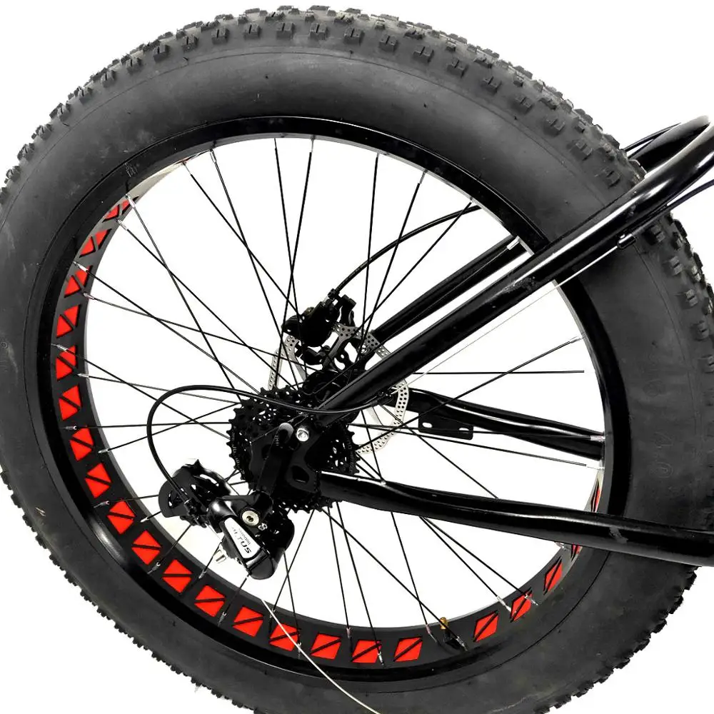 27 скоростей стальной DIY цвета пляжный велосипед Мягкий-хвост fat bike 26*4 0 Шины
