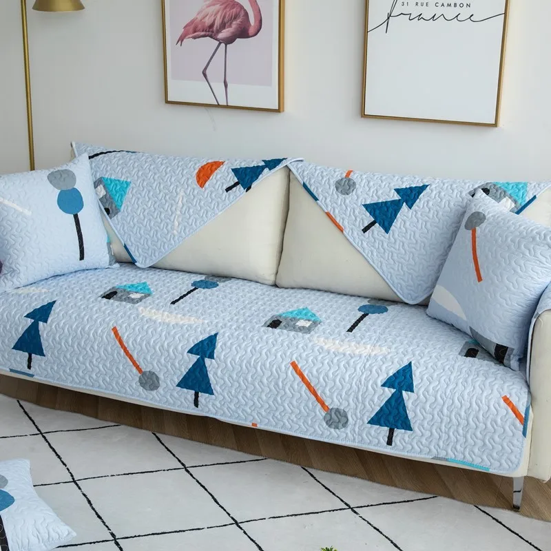 Чехол для дивана плотный чехол с принтом домашних животных собак детский коврик