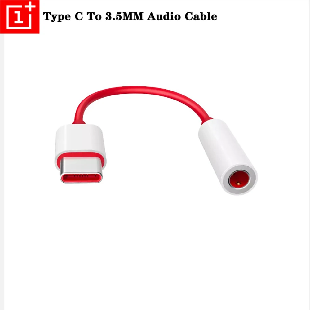 Оригинальный переходник OnePlus 9 8 Pro 9T 8T 9R USB Type C на 3 5 мм для наушников адаптер Aux Audio