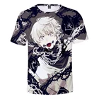 Футболка Mushoku Tensei Roxy Migurdia Inumaki Toge с 3D принтом, уличная одежда в стиле Харадзюку, забавная Необычная футболка, топы с коротким рукавом