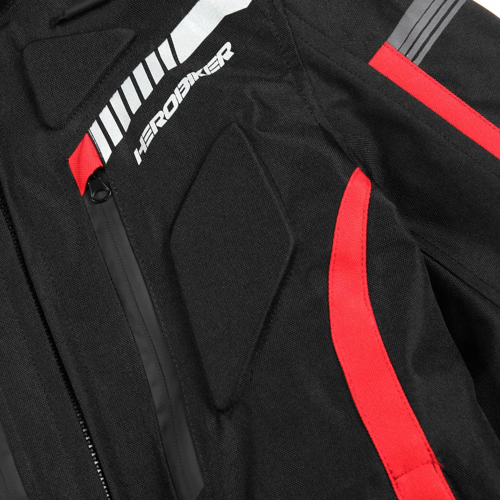 

HEROBIKER Men Motorcycle Jacket Waterproof Moto Jacket Motorcycle Windproof Motorbike Riding Moto Jacket With Remove Linner