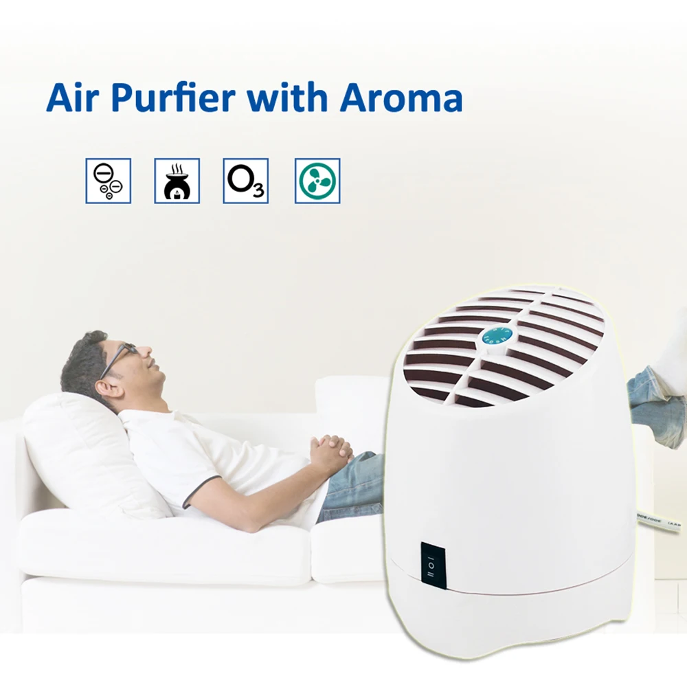 

20W Home and Office Air Purifier with Aroma Diffuser Ozone Generator and Ionizer Ozone Air Purifier Fresh Low Noise