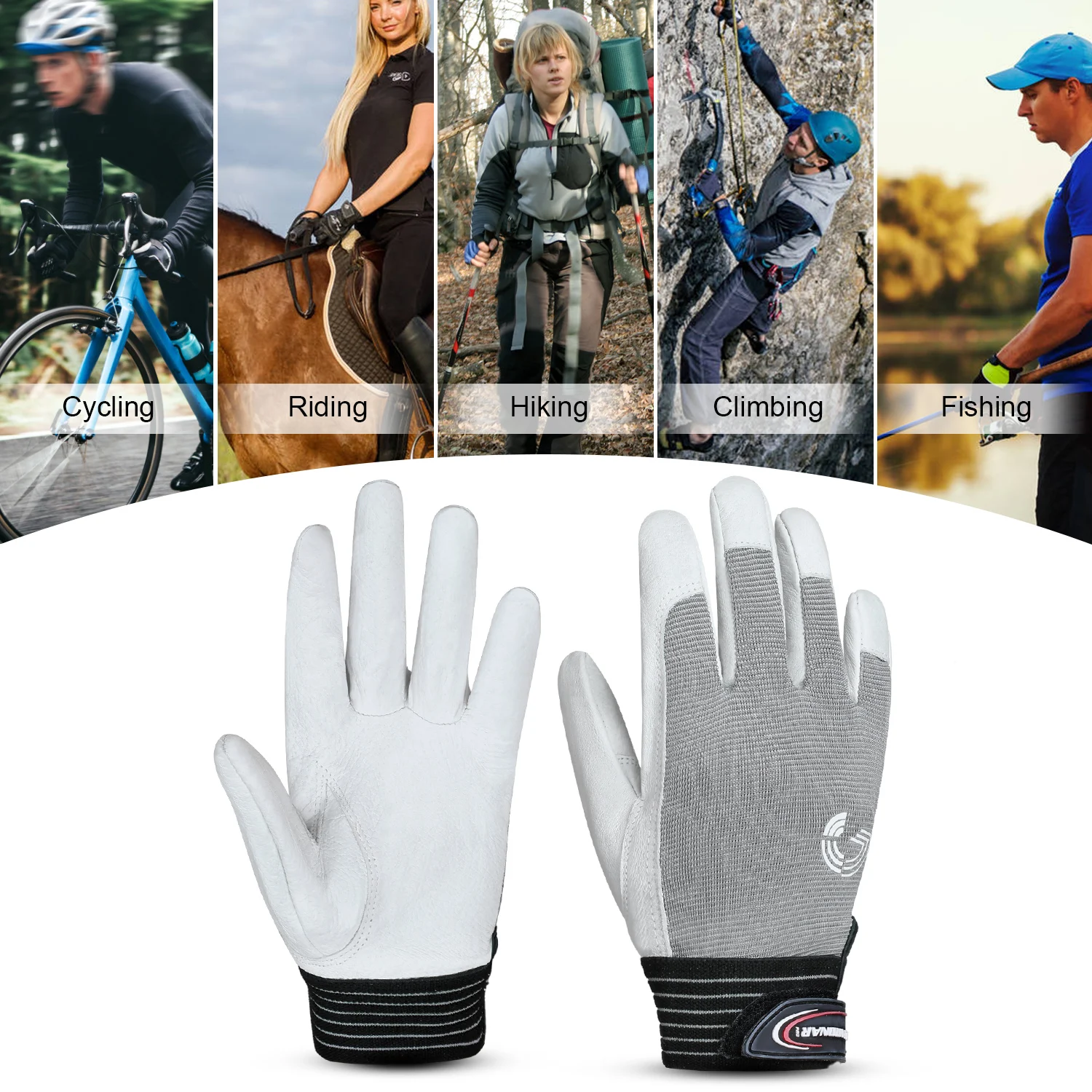 Уличные спортивные дышащие кожаные перчатки для верховой езды велосипедные