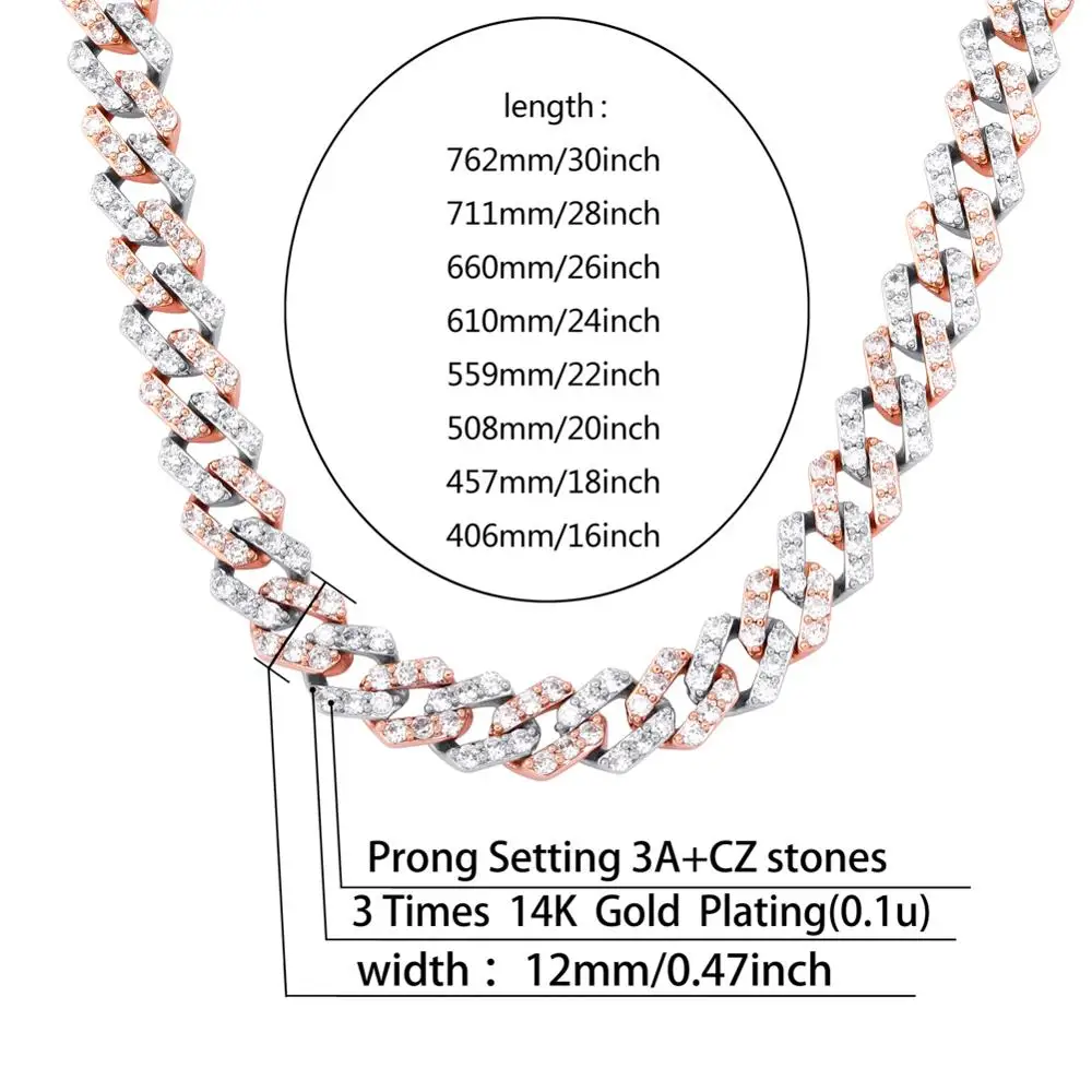Браслеты GUCY из кубинской цепи с фианитом для мужчин ювелирные украшения в стиле