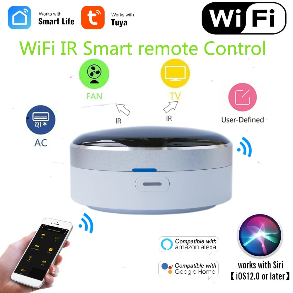 Wi-fi умный ик-пульт дистанционного управления совместимый с google Alexa для Ios Android