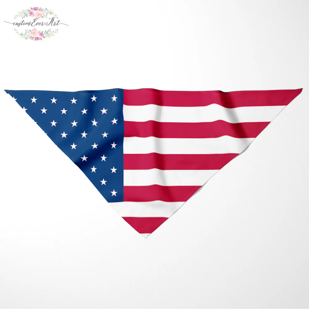 

The United States flag dog bandana large pet scraf pet bandana for dog scarf dog neck scarf dog print scarf bandana