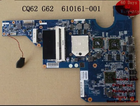 Материнская плата для HP CQ62 G62 серии 610161 001 материнская ноутбука 100% протестирована