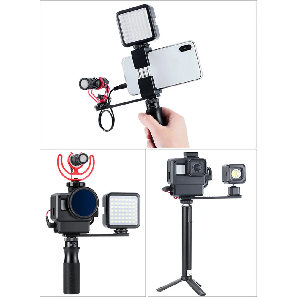 

Vlog холодное растягивание обуви кронштейн адаптер для Sony беззеркальных Камера 1/4 ''винт микрофон расширение стержня для штатив для телефона, ...