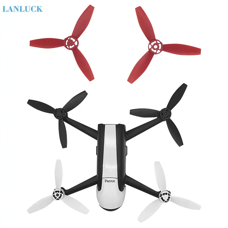 4 шт. Пропеллер для квадрокоптера Parrot Bebop 2 быстросъемные лопасти запасные части