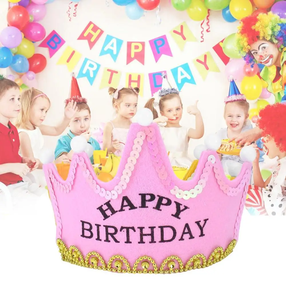 Король принцессы со светодиодсветильник бумажная корона на день рождения шапки