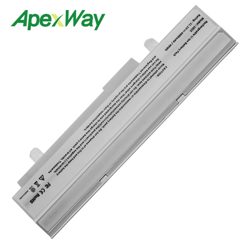 Белый аккумулятор Apexway для ноутбука ASUS 90 OA001B2400Q OA001B2600Q XB29OABT00100Q|battery for asus|laptop