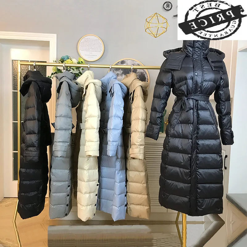 

Winter Korean Style Women's Down Coat Long Thicken Woman Hooded Parkas Female Coats and Jackets Autumn Doudoune Femme 536