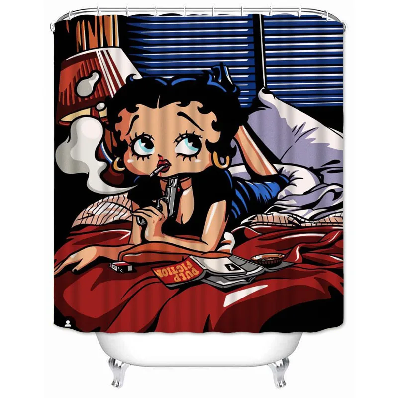 Musife пользовательские Betty Boop душ Шторы мультфильм Водонепроницаемый полиэстер