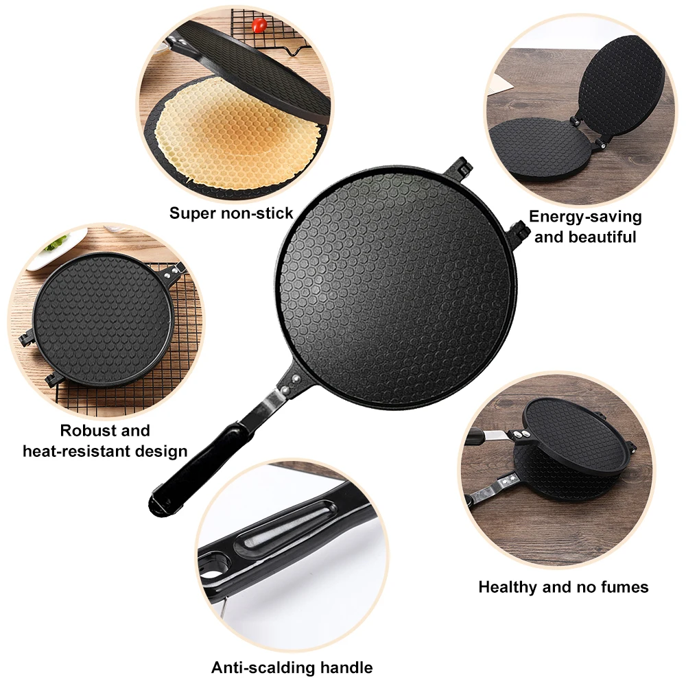 Egg Roll Mode Non-Stick Omelet Waffles For Baking Pan Cake Aluminium Alloy Bakeware Crispy Machine Mold Tool | Дом и сад