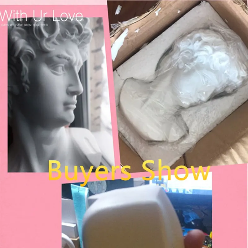 Головные портреты Давида грудь мини гипс статуя микеланжело Буонарроти домашнее