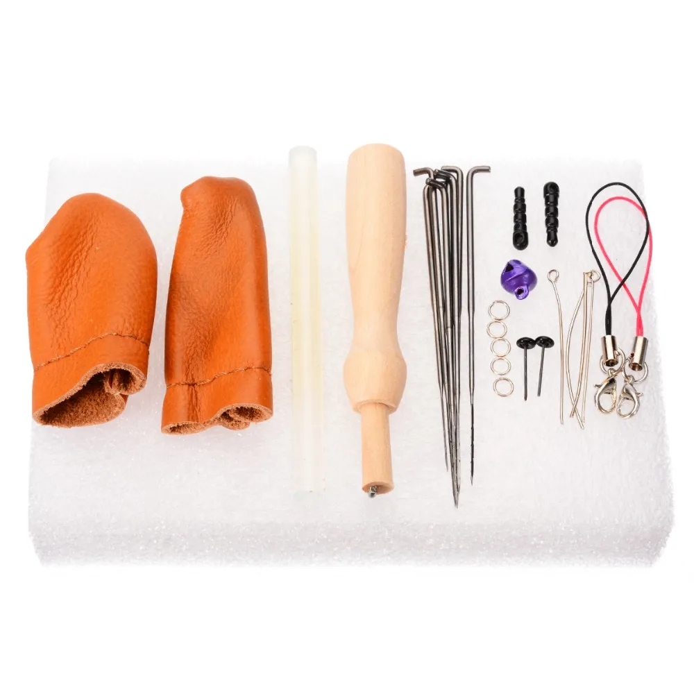 Набор для валяния шерсти с иглой 25 цветов|Комплект рукоделия| |