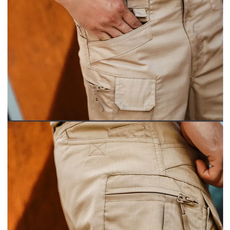 

Men Tactical Shorts Hiking Urban Military Outdoor Cargo Shorts Ripstop Casual Multi-pockets Short Combat Hunting Fishing Bermuda