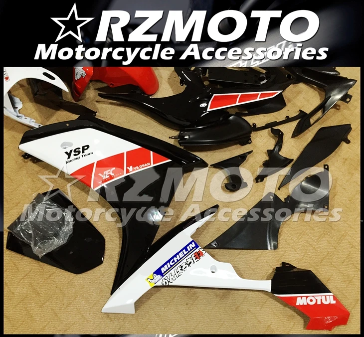 

TOP High quality Injection molding New ABS Full Fairing kits fit for Yamaha YZF R1 2007 2008 Bodywork set custom Red White Black