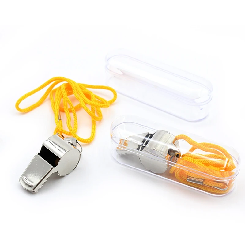 

Soccer Football Whistle Police Stainless Steel Basketball Referee Gift Hockey Volleyball Track and Field Outdoor Sports Whistles