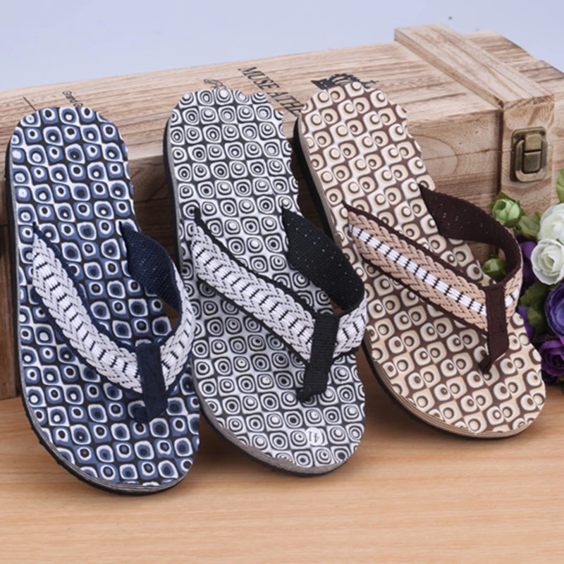 

2022 New Arrival Summer Men Flip Flops High Quality Beach Sandals Anti-Slip Zapatos Hombre Casual Shoes Wholesale