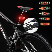 Universal Wireless Smart 32 LED Bicycle Tail Light Cargo Rack Warning Horn Brake Rear Shelf Bike Frame USB Cycling Lamp