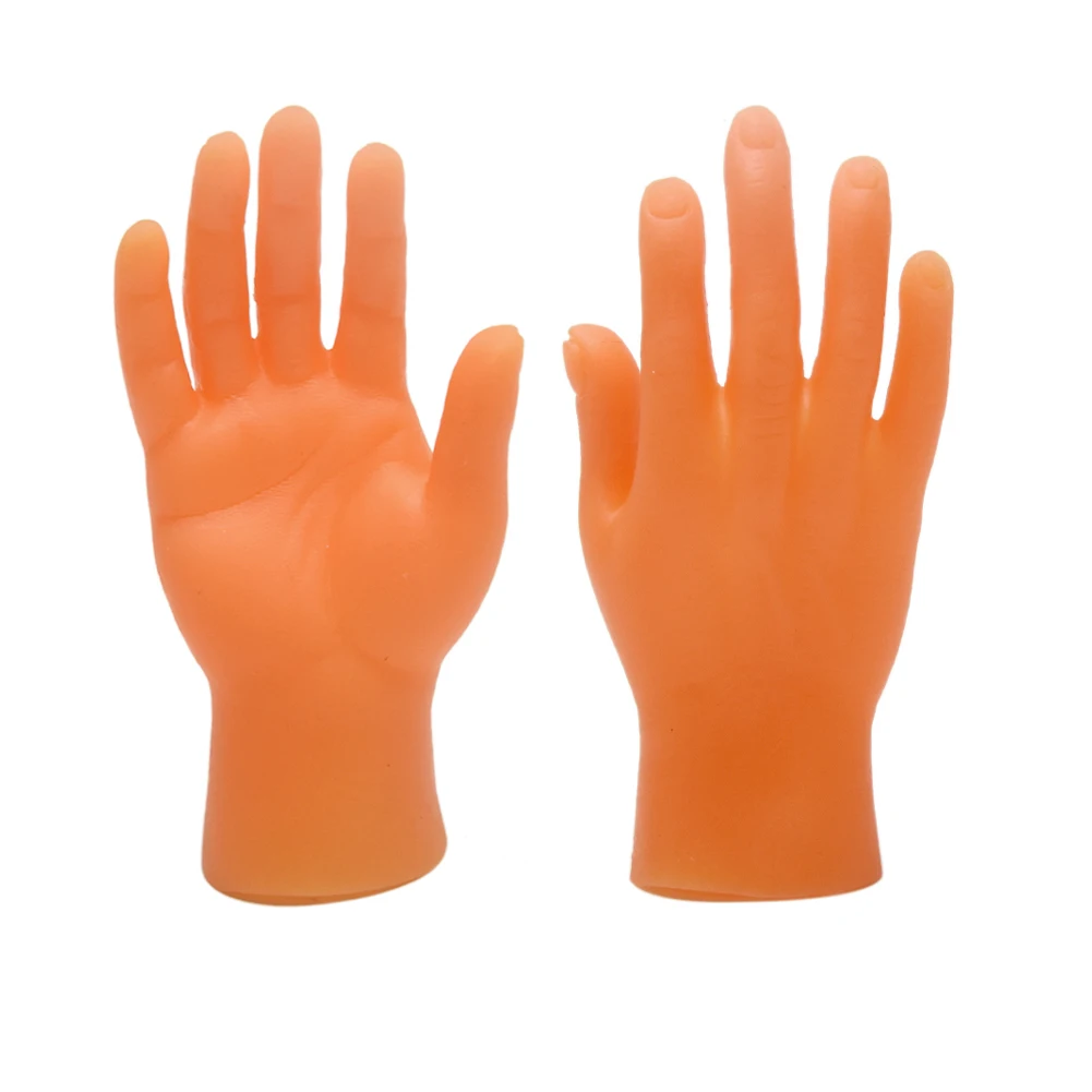 

5pcs Party Soft Finger Props Artificial Tiny Hands Game Mini Puppets For Storytelling Adults Kids Small Portable Prank Toy