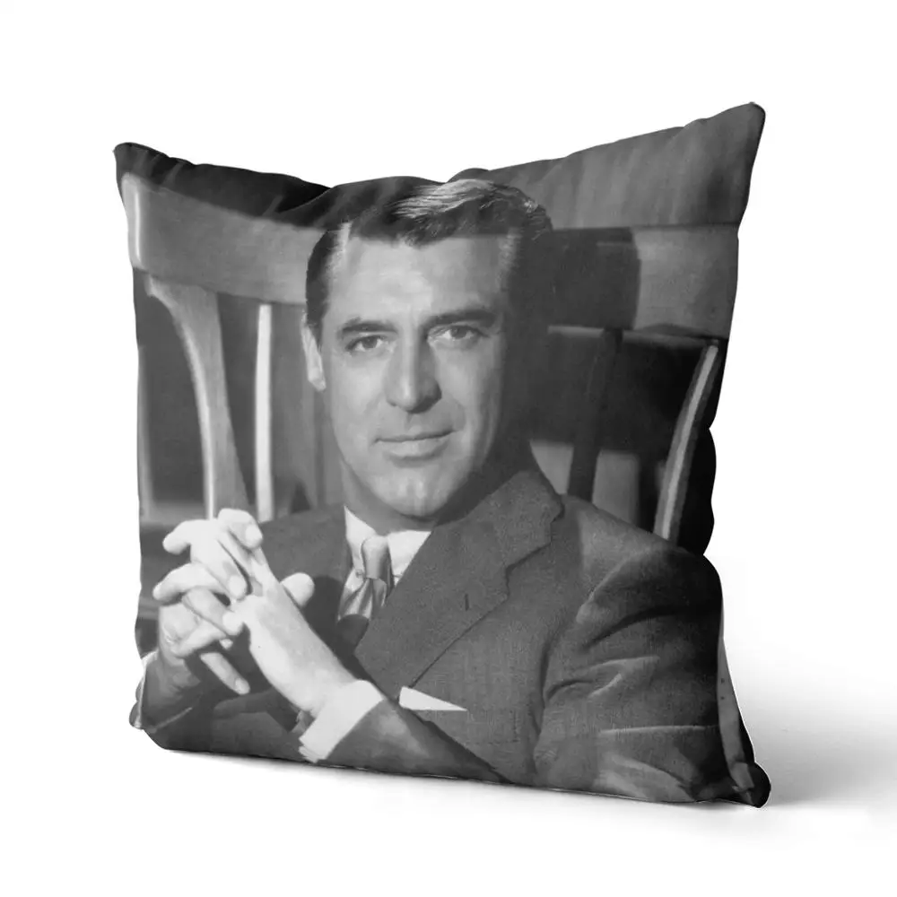 Cary Грант хлопчатобумажные холщовые наволочки на заказ для диванных подушек