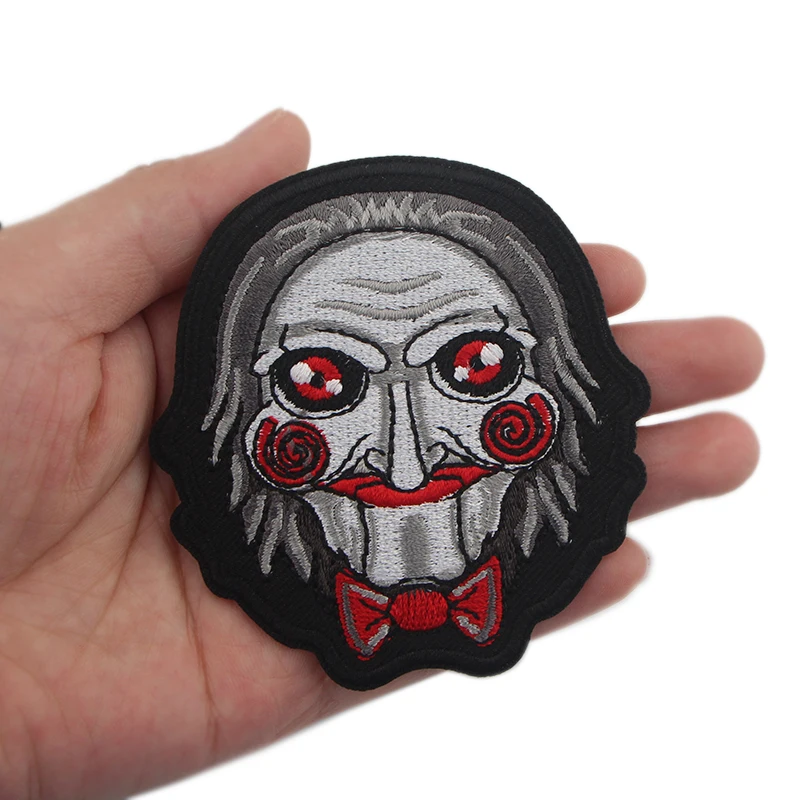 K399 Billy The Puppet стикер для одежды Аппликации патчи на одежду Железный вышитый патч