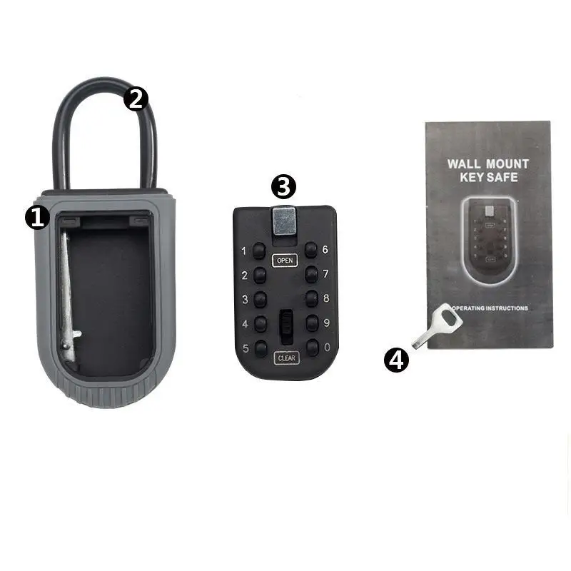 

Key Box With Lock Beam Hook Password Storage KB-6