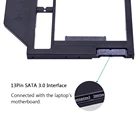 Универсальный переходник для установки второго жесткого диска 9 мм SATA 3,0 для 2,5 