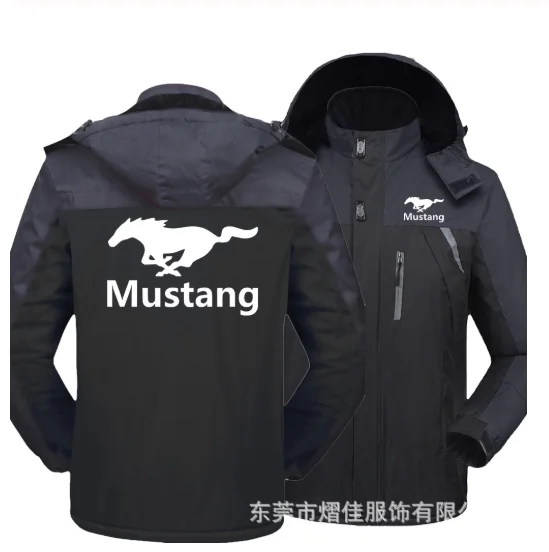 

NEW Men for mustang Jackets Thick Mens Hiking Jacket Casual Outwear Warm Hooded Coat Man Windproof Overcoat Homme Outdoor