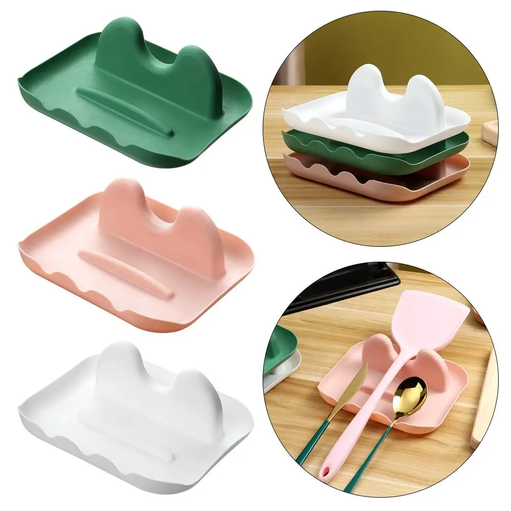 

Home Multifunctional Non-Slip Countertop Storage Rack Chopping Board Spoon Rack Holder Pot Lid