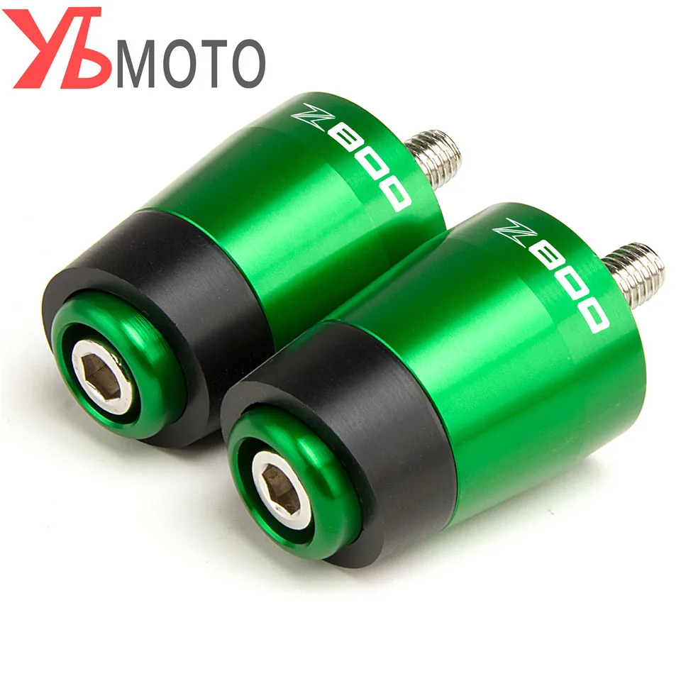 Высококачественные зеленые наконечники Руля Мотоцикла Для Kawasaki Z800 Z 800 2013 2014 2015 2016