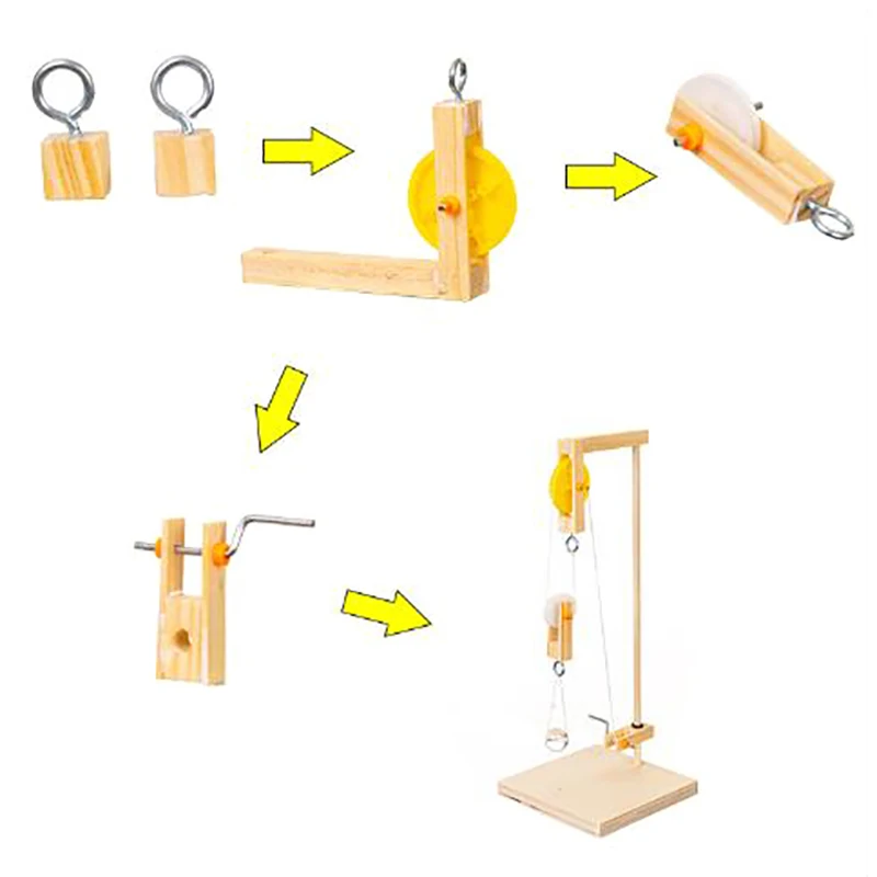 Детские наборы для самостоятельной сборки модель эксперимента ручная