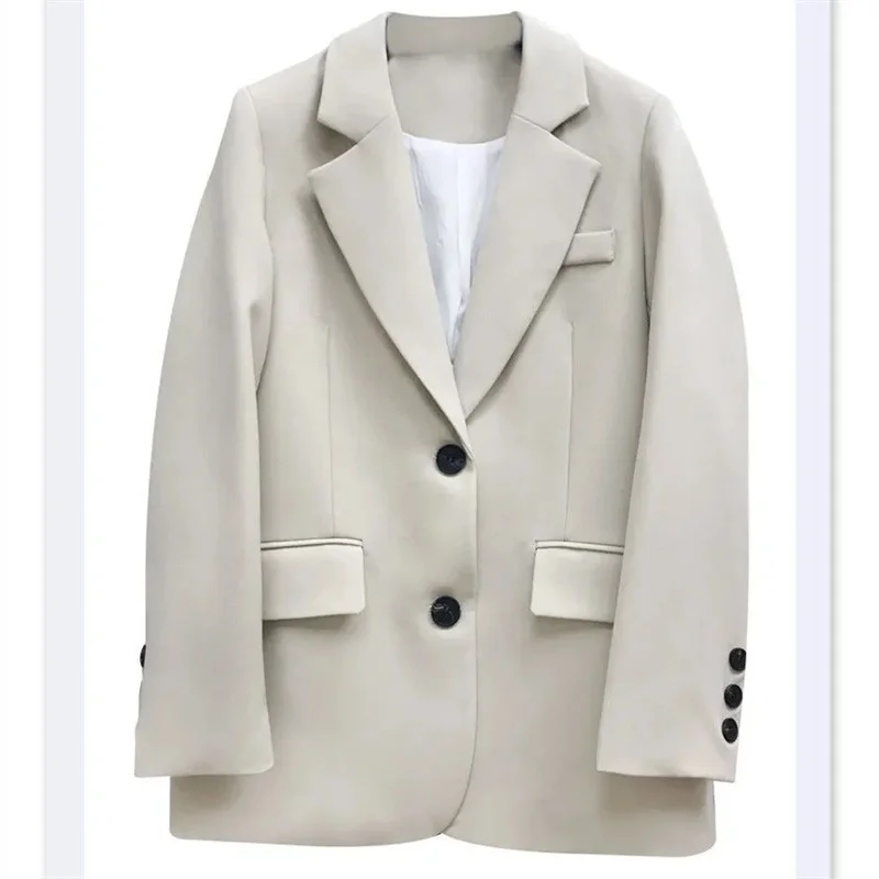 Женский черный блейзер осень 2022 новый стиль корейский темпераментный модный