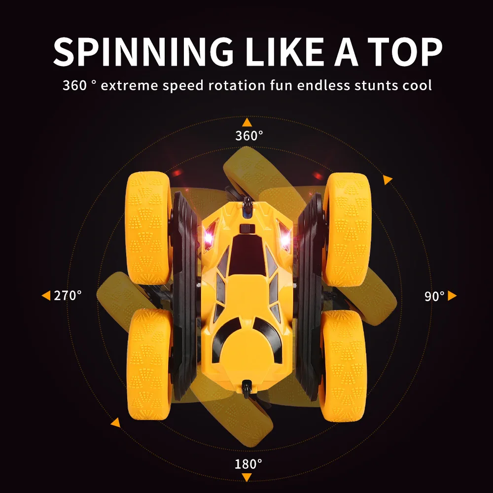

RC Car 2.4Ghz 4CH 1:16 Stunt Drift Deformation Radio Control Crawler 360 Degree Flip RC Vehicle Toys with LED Light