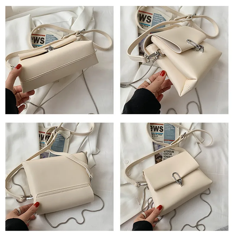 small pu leather flap bags for women 2022 classic crossbody shoulder handbags female branded womens trending hand bag free global shipping