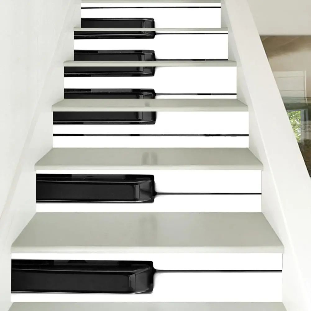 AsyPets 3D имитация пианино наклейки для лестницы и ключей Переводные картинки