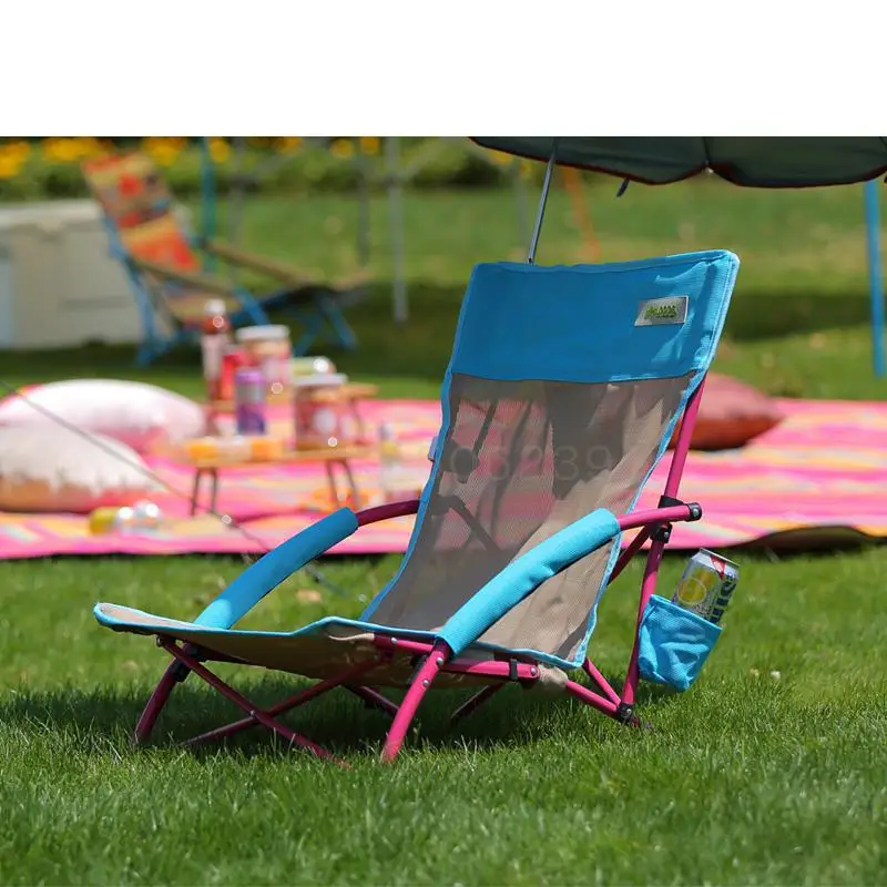 Складное кресло на открытом воздухе портативное спинку художественное эскиз