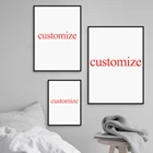 Холст для картины на индивидуальный заказ плакат и печать, индивидуальное настенное искусство, картина для украшения дома, подарок