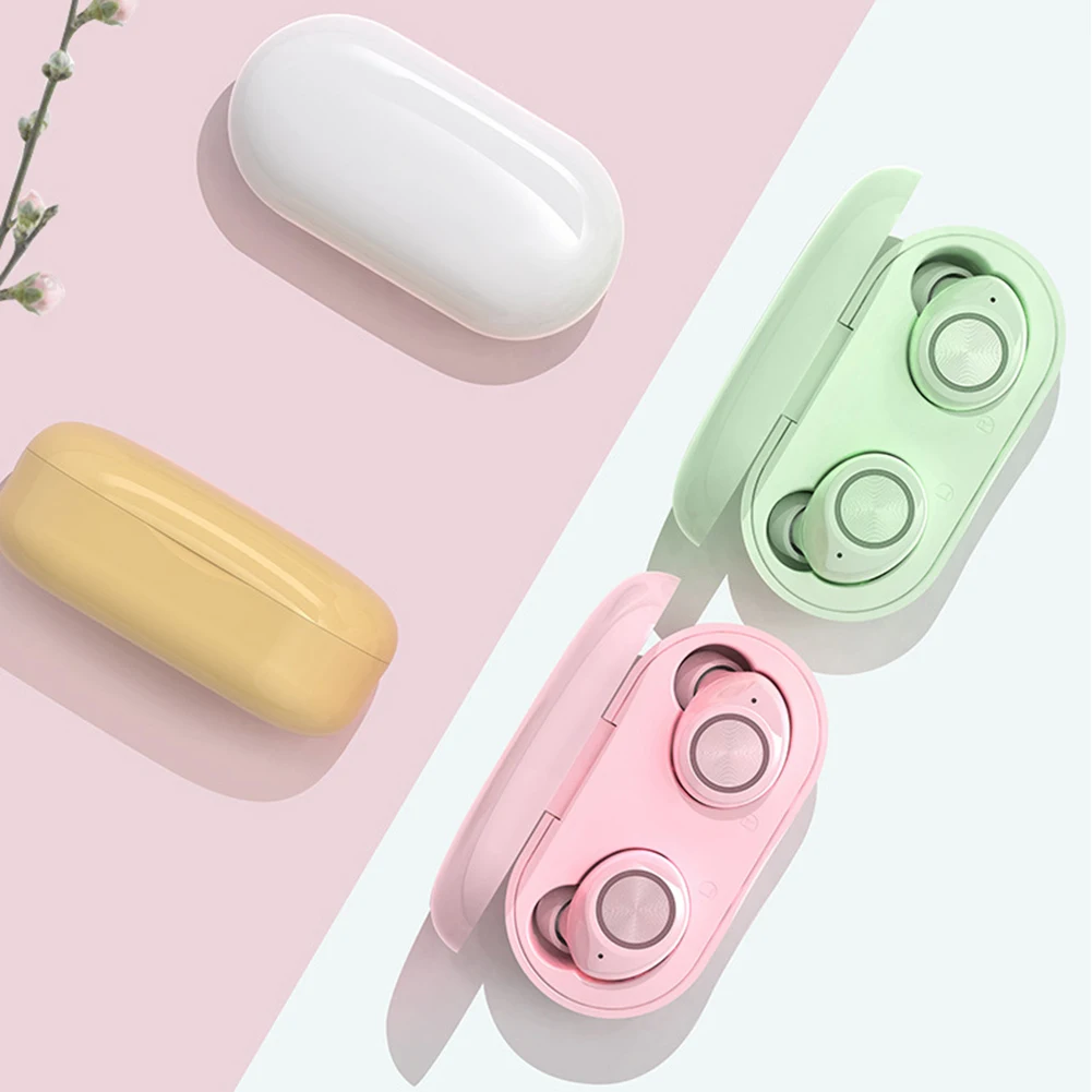 TW60 Mini Bluetooth 5,0 Беспроводные наушники-вкладыши спортивные наушники с двойным микрофоном bluetooth-наушники