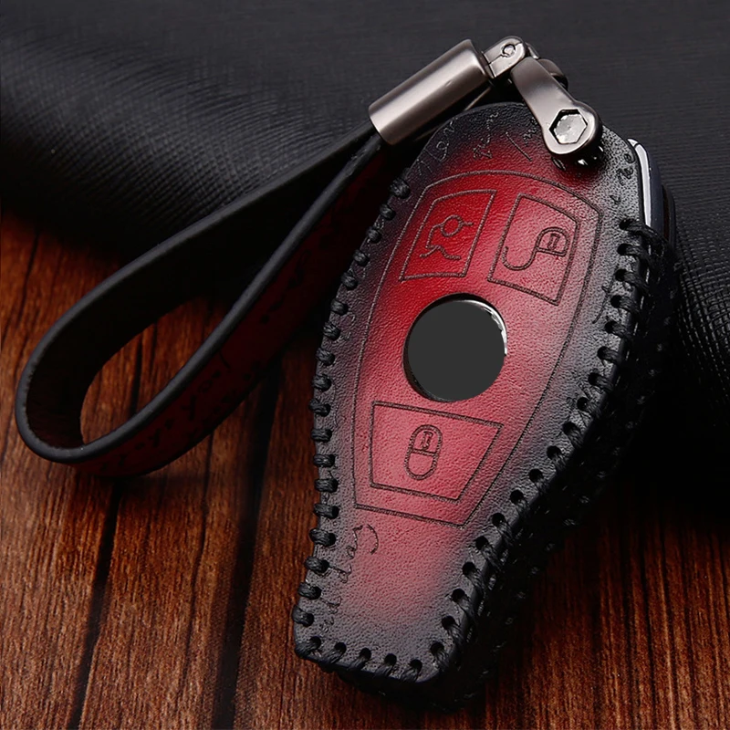 Чехол для автомобильного ключа в стиле ретро чехол ключей с цепочкой Mercedes Benz W203