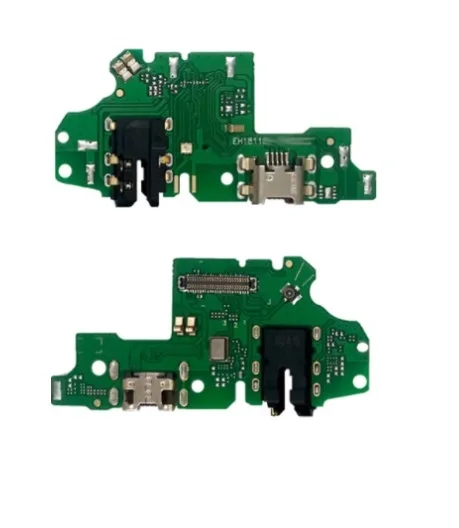Док-коннектор разъема Micro USB зарядного порта с гнездом для микрофона на Huawei P Smart 2019 (10 штук в лоте)